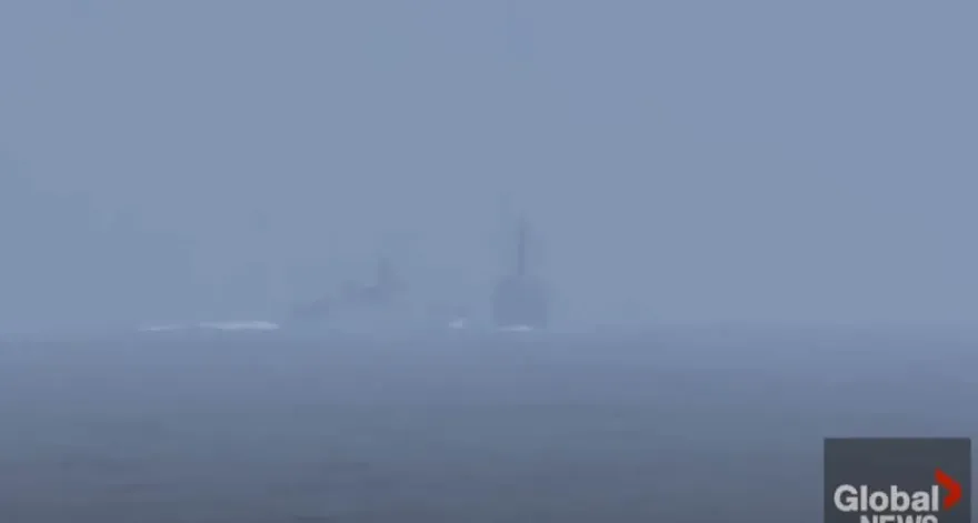 影/美加軍艦穿越台灣海峽　不到137公尺!陸船橫切險撞美驅逐艦