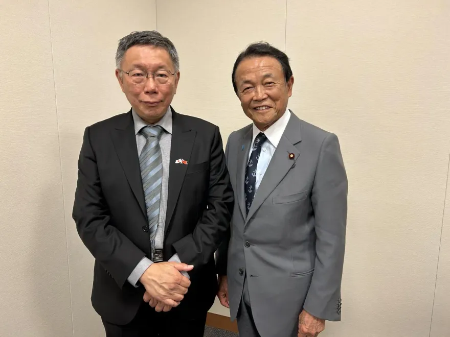 柯文哲違反密會不公開承諾？　民眾黨：代替麻生太郎詮釋反而不尊重