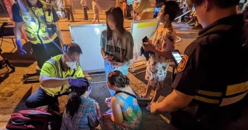 竹北越南料理店暗夜大火　警消馳援！2大2小驚險逃生