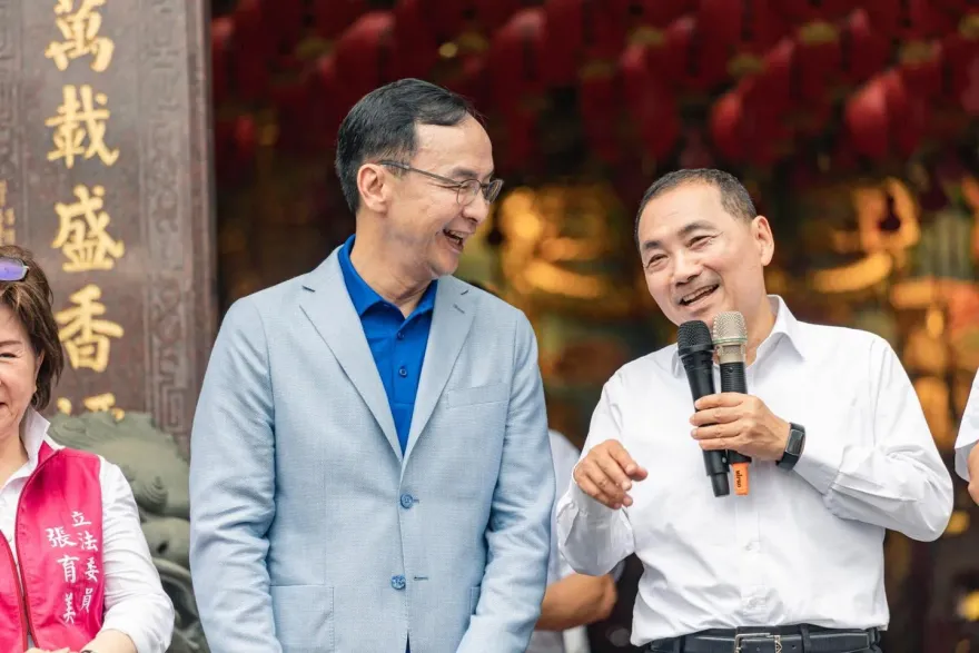 任侯友宜競辦榮譽主委？　朱立倫回應了