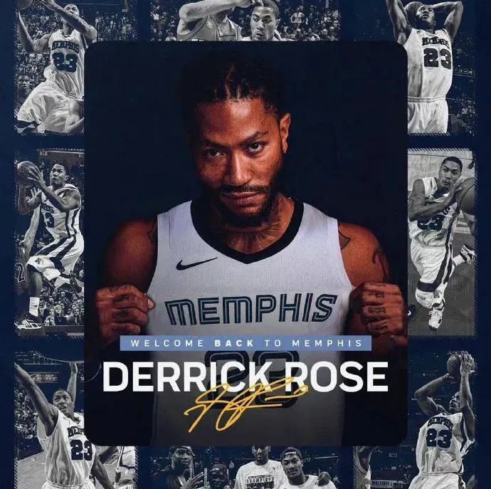 影/確定不會來台了！飆風玫瑰重返曼菲斯　加盟灰熊穿回大學時期「23」號