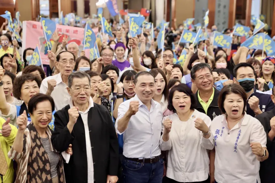 民進黨喊嘉義縣贏10萬票　侯友宜合體蕭萬長回嗆：我們一定會倒贏回來