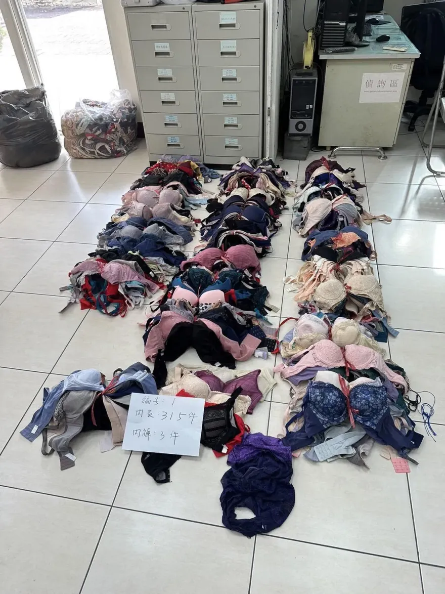 影/專偷原味內褲！屏東噁男得手上千件　「根本內衣工廠」