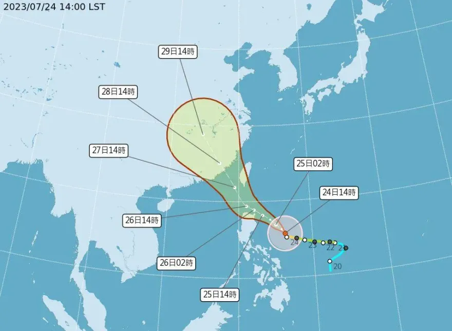 快訊/杜蘇芮步步進逼！氣象局揭今晚「這時間」發佈海警