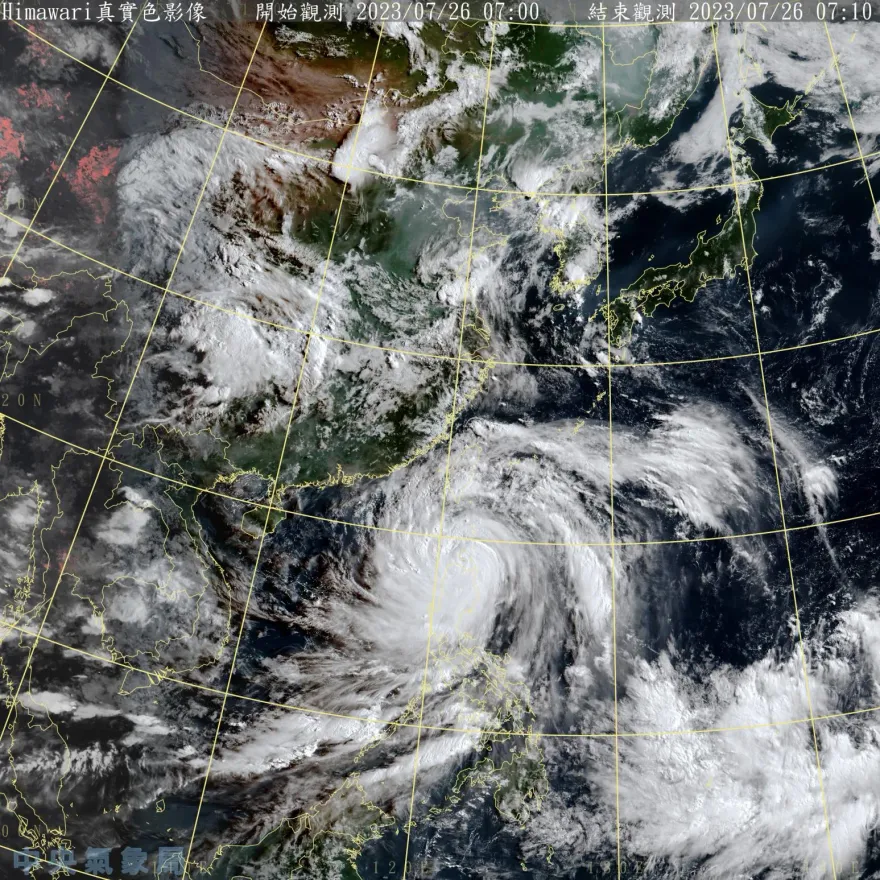 暴風圈下午觸陸！花東防「致災降雨」　中颱杜蘇芮「放慢打轉」強度達巔峰
