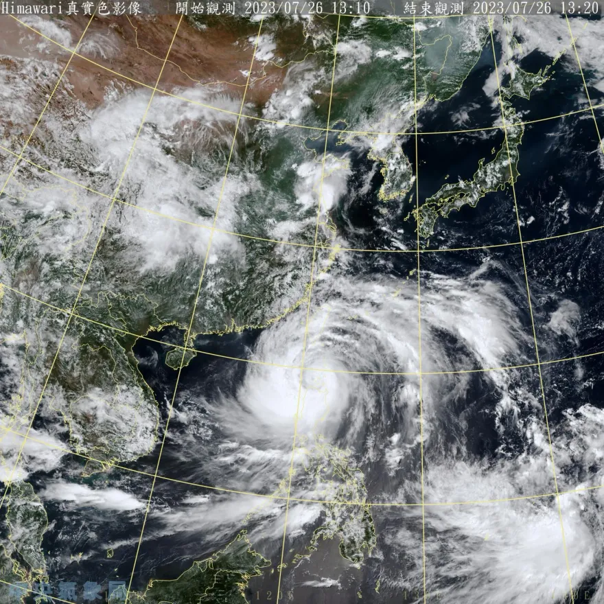 杜蘇芮動向/成功躲最強「核心風雨區」！台灣陸地完美閃過10級暴風圈