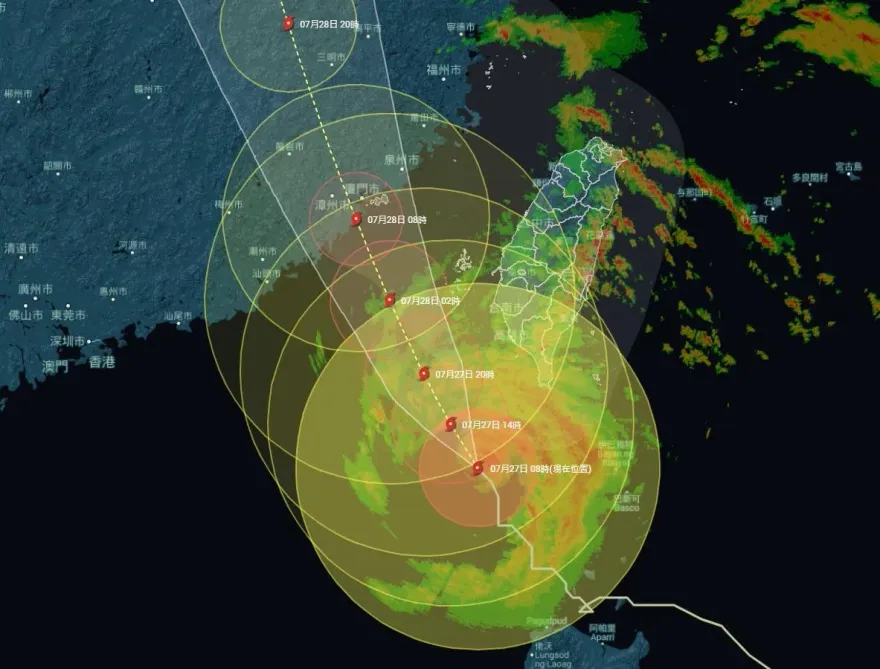 杜蘇芮動向/颱風「重整階段」越晚風雨越強　中南部縣市長「1原因」尷尬了