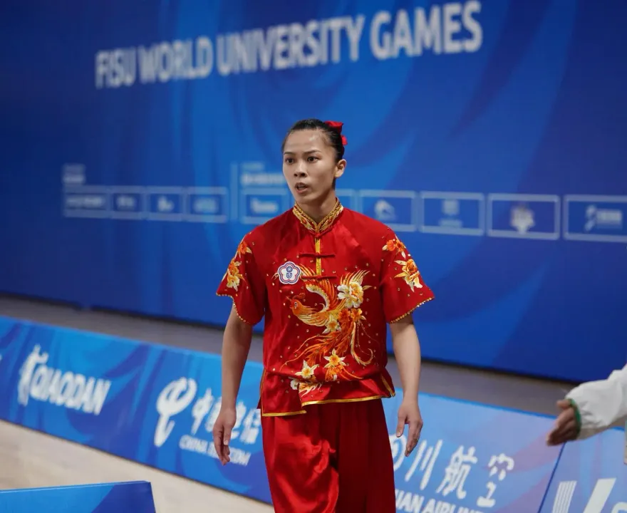 世大運/武術再傳佳績！林千禧勇奪女子長拳銅牌　中華隊第3面獎牌出爐