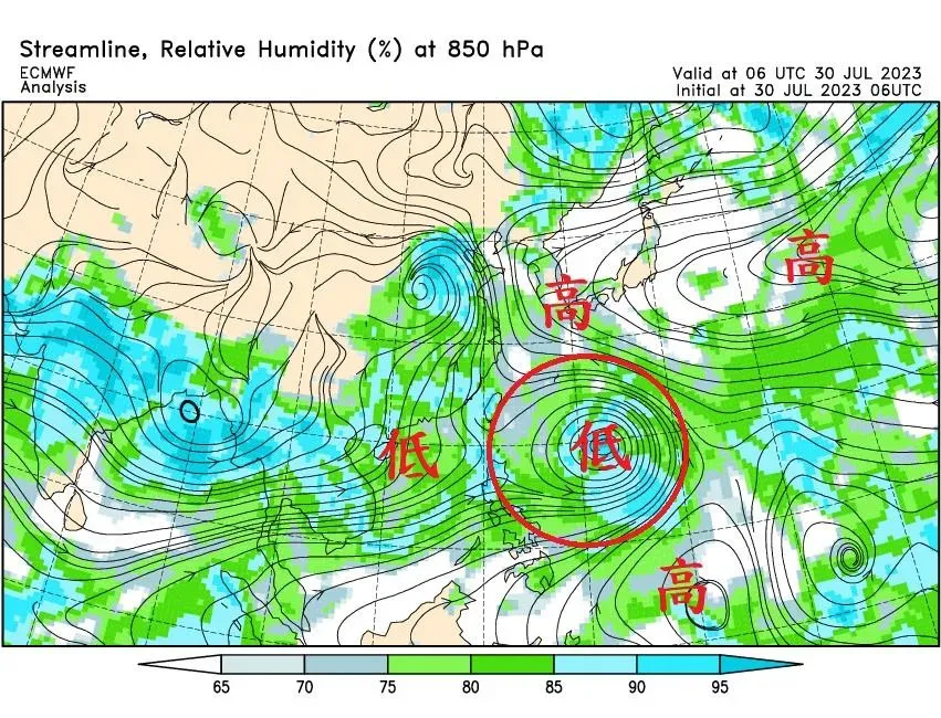 卡努颱風「長壽又亂跑」？鄭明典曬1圖 　驚見「季風環流圈」