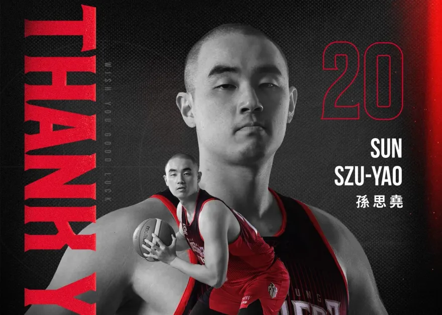 高雄鋼鐵人一次「Thank You」4人！台灣「森重寬」孫思堯也掰了