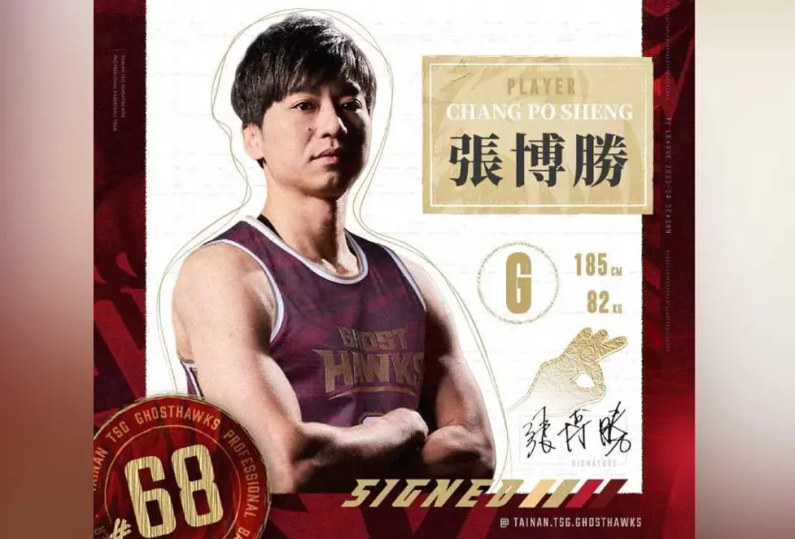 喇叭來了！前台銀球星張博勝加盟獵鷹　「再興幫」隔20年再拚冠