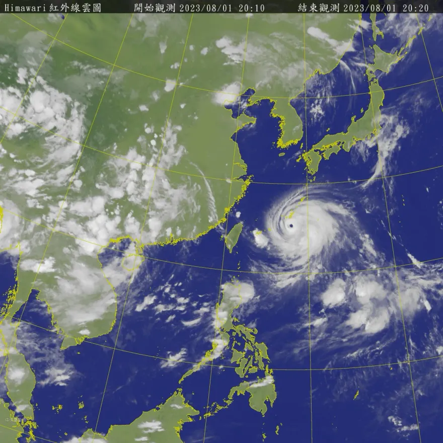 快訊/強度再增加！「卡努」海警發布　蘭嶼、綠島慎防10級強陣風