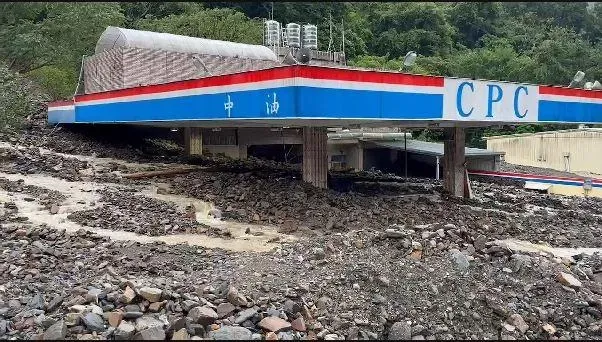 卡努災情/全國最慘加油站在仁愛鄉南豐村！　20年來「4度遭土石流淹沒」歷史曝
