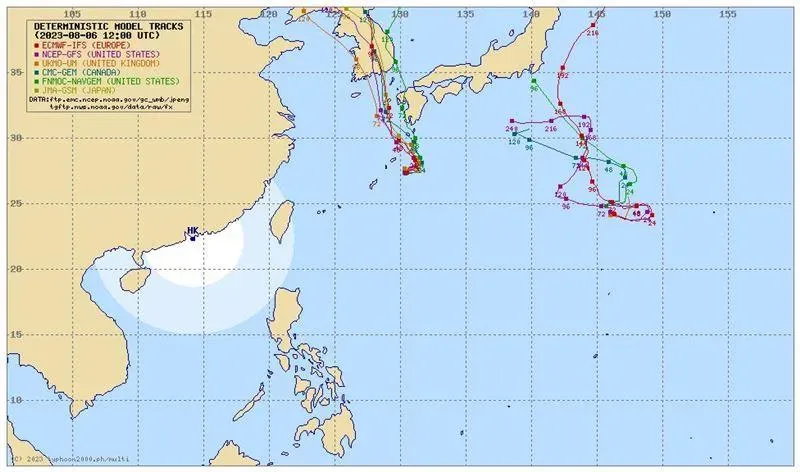 好天氣掰了？新颱「蘭恩」各國預測路徑曝光　最快「父親節」當天生成