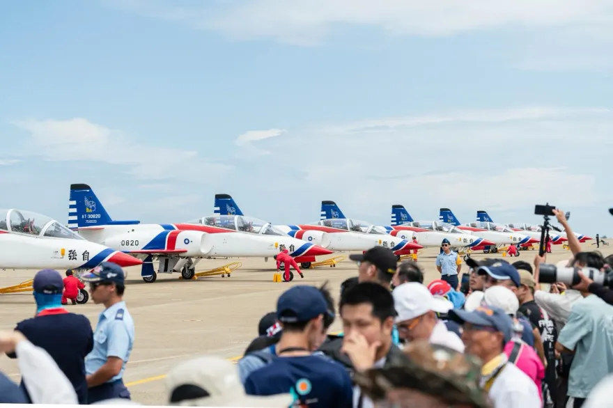 睽違7年！台中清泉崗基地開放　多位政要到場共襄盛舉
