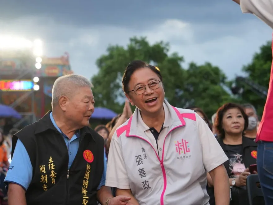 明倫三聖宮關公聖誕千秋　桃園市府贈「正道弘揚」匾額　感謝熱心公益