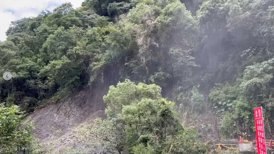 快訊/奧萬大聯外道路邊坡坍方！仁愛鄉投85線7.9K急封搶通