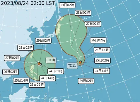 雙颱共舞！今3地區高溫飆破36度　午後雷陣雨炸全台