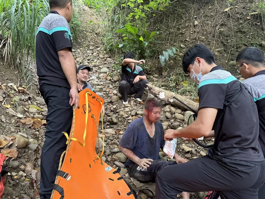 影/嚇壞！彰化麒麟山頻傳「救命回音」　山友驚見男墜15公尺深山谷