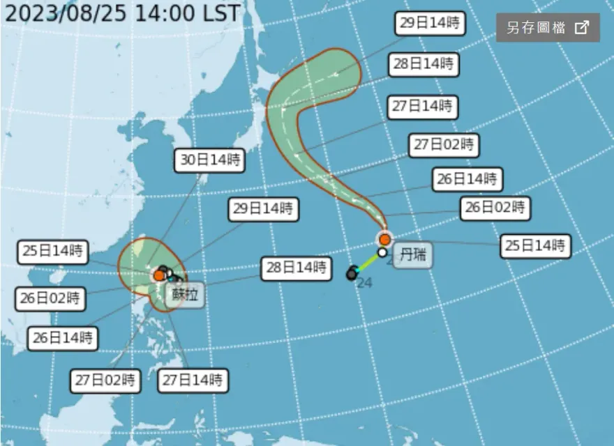 今年第11號颱「海葵」即將生成　達成三颱共舞必須滿足2條件