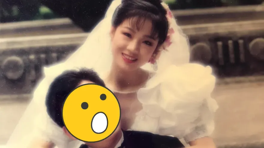 徐薇甜曬33年前婚紗照！網驚62歲帥尪撞臉小虎隊男星