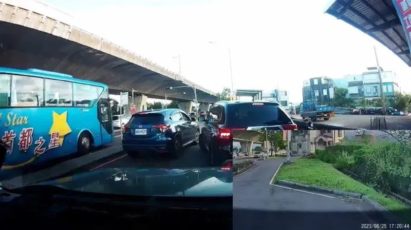 傳奇「千哥」重出江湖！超車轉彎遭阻擋　拿交通指揮棒威嚇