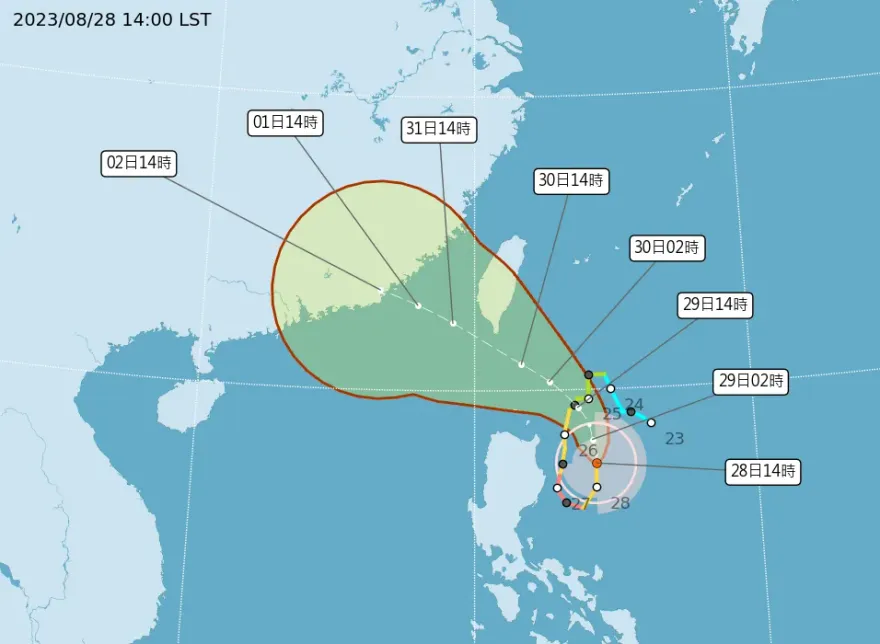 快訊/「蘇拉」變壯達強颱等級　氣象局今晚11:30將發海警