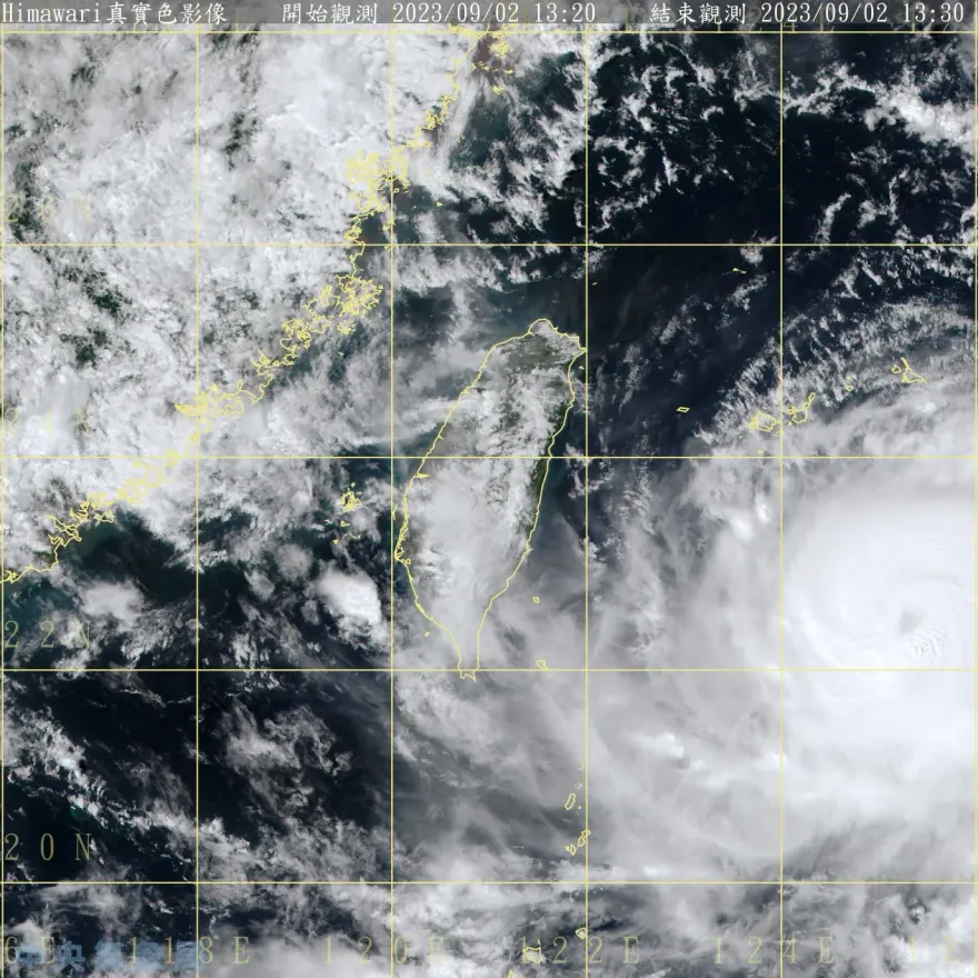海葵颱風/「台北、基隆」颱風假掰了　暴風圈9/3晨5時觸陸！籠罩新竹以南