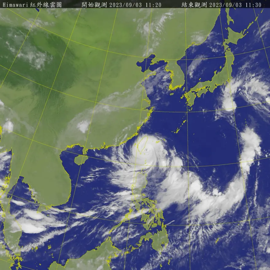 快訊 海葵颱風/颱風假報到！桃園市「這3里」風雨達標　9/3中午起停班課