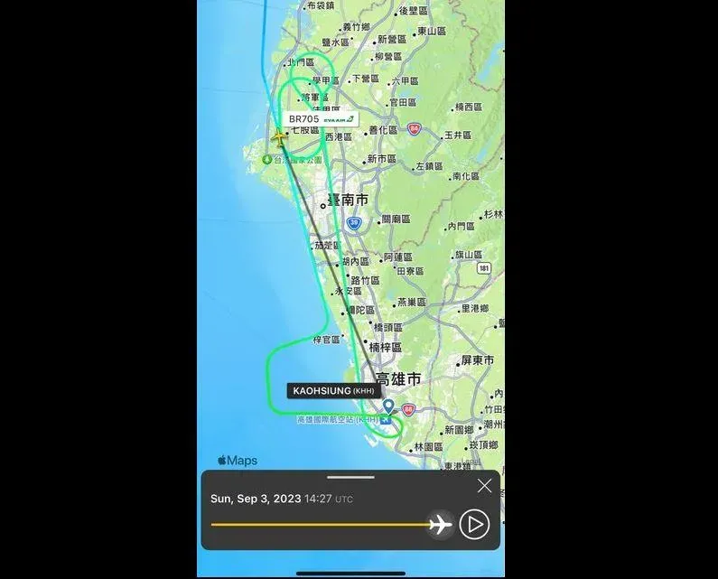 颱風夜2超狂班機衝高雄！「繞了4圈」降不下來...高空搖滾區吸5000人關注