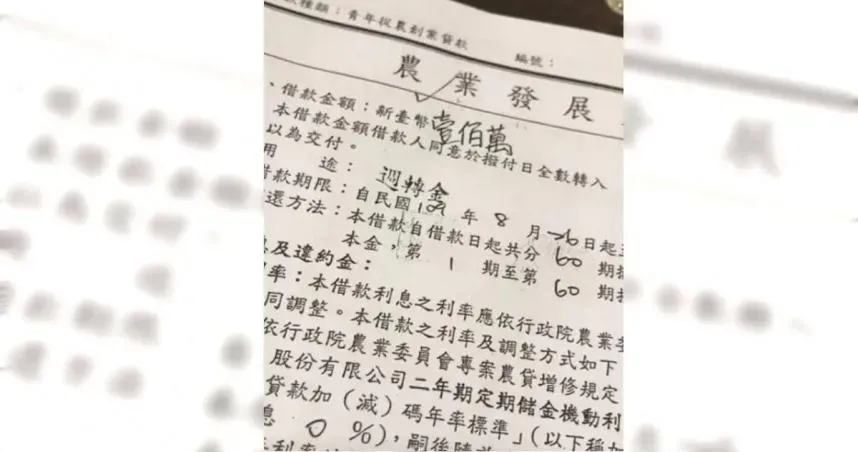 畢業當農夫「青貸100萬」因休耕被迫違約　網友炸鍋：去申訴