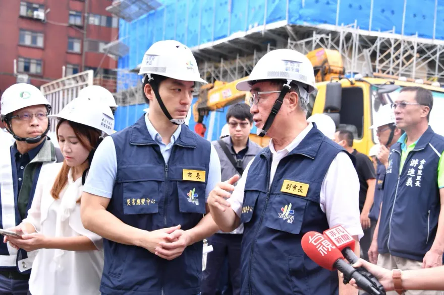 大直民宅坍塌...蔣萬安曝出事建商1要命疏失！