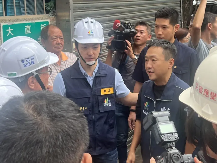大直民宅坍塌誰該負責賠償？蔣萬安：依法處理