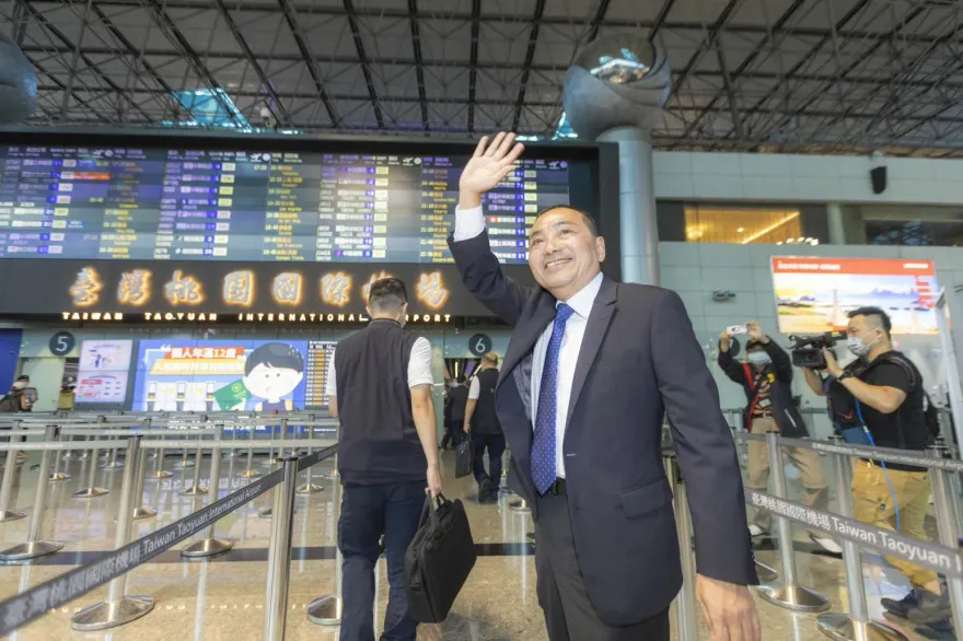 侯友宜訪美之旅啟動　將到紐約與華府4智庫演說