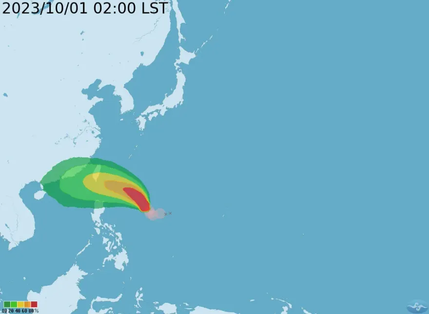 小犬增強進逼！暴風圈恐達200公里　最快10/4發陸警