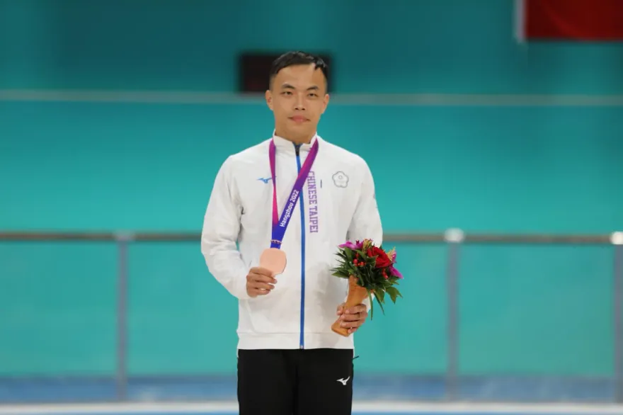 杭州亞運/高強度訓練換來銅牌　趙祖政想要放假：遠離溜冰鞋