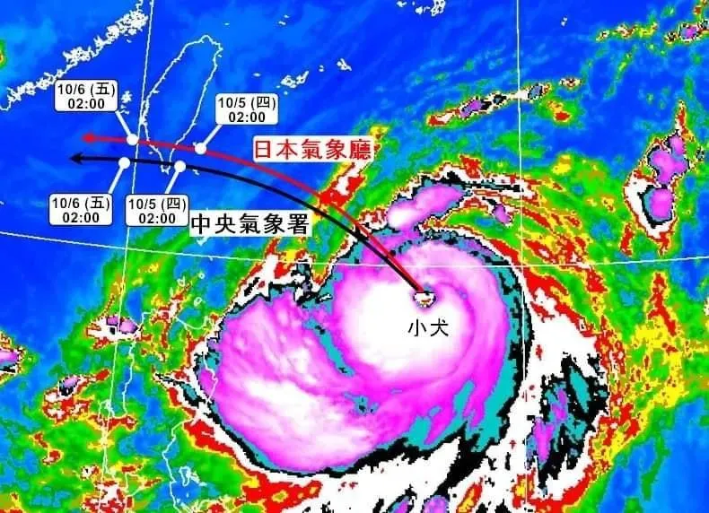 快訊/最快今晚海警！小犬「睜大眼」恐變強颱　周四恆春或台東登陸