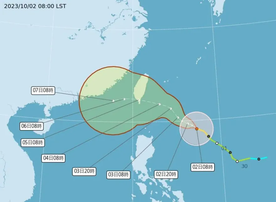 快訊/暴風圈恐籠罩半個台灣！小犬颱風變胖往北走　台東、恆春登陸機會大