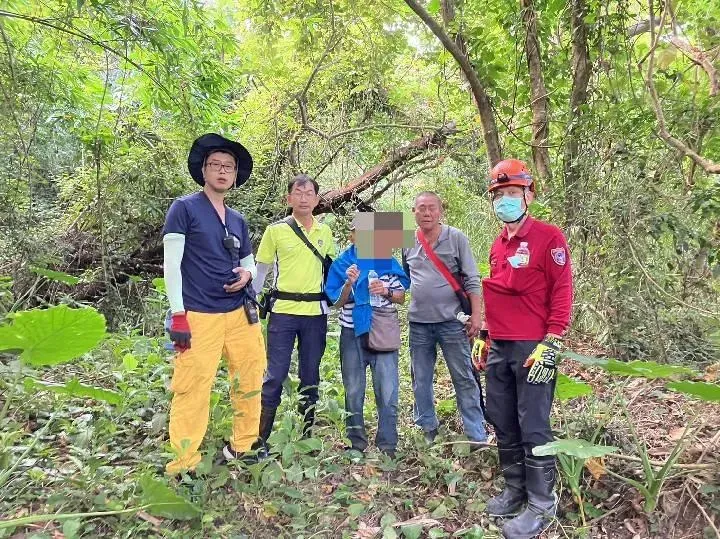 台南8旬翁白河山區走不出　空拍機、搜救犬出動！3天終獲救