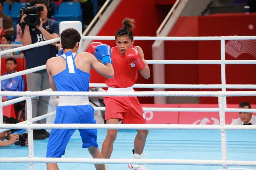 杭州亞運/賴主恩贏了闖金牌戰！中華拳擊男將「今天收下兩張奧運門票」