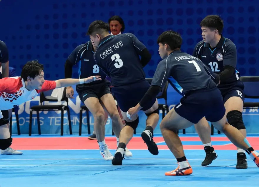 杭州亞運/首度參賽就拿牌！　中華男子卡巴迪代表隊「保底銅牌」拚穿金戴銀