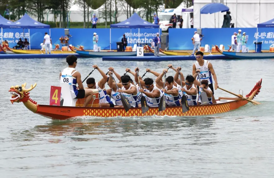 杭州亞運/1000公尺項目遭逆轉只拿第6！「天菜」龍舟男團本屆空手而回