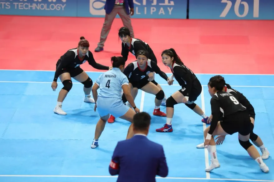 杭州亞運/超可惜「就差1分」！中華女子卡巴迪隊抱憾摘銀　仍創隊史新猷