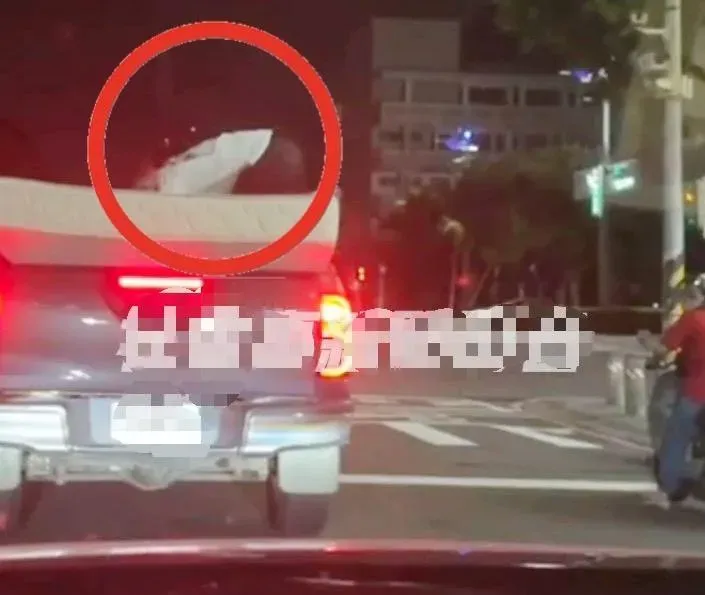 影/高雄屁孩街頭上演超瞎「試躺秀」  等紅燈竟跳貨車床墊上比YA