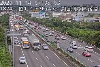 快訊/上班注意！國1北2車碰撞　時速剩18公里「車道塞爆」