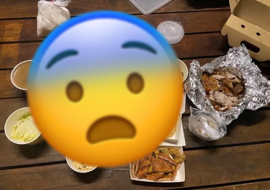 南投渡假山莊代訂「4千元桌菜」12道菜曝光！　網：像廟會吃剩打包