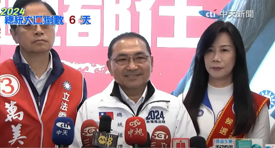 影/柯文哲酸「猴子爬上樹就看到屁股紅」　侯友宜回應了