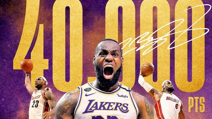 快訊/果然是上籃！詹姆斯寫4萬分里程碑　NBA史上第一人