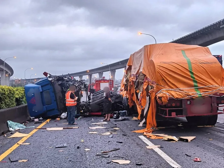 撞掉無頭貨櫃後落跑！釀聯結車駕駛致命　曳引車司機人抓到了