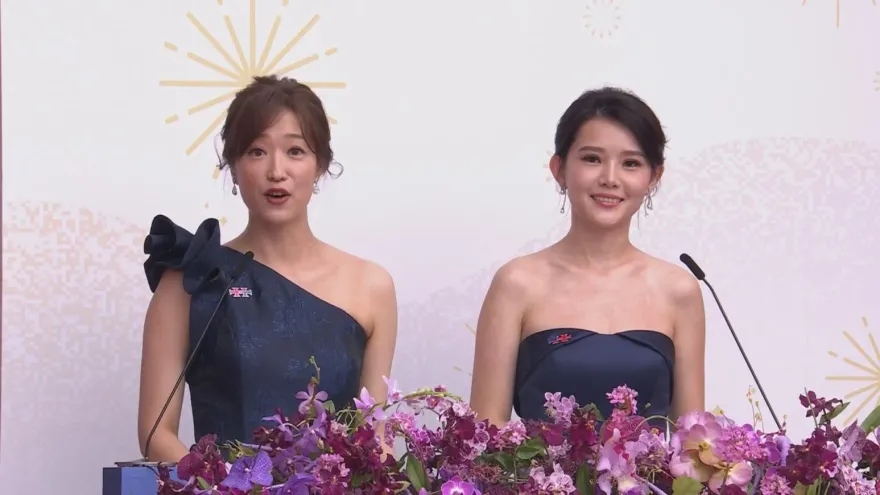 影/中天美女主播林佩潔擔任國慶大會主持人　「顏值天花板」超驚豔